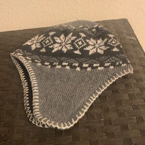 Fleece lined knit hat